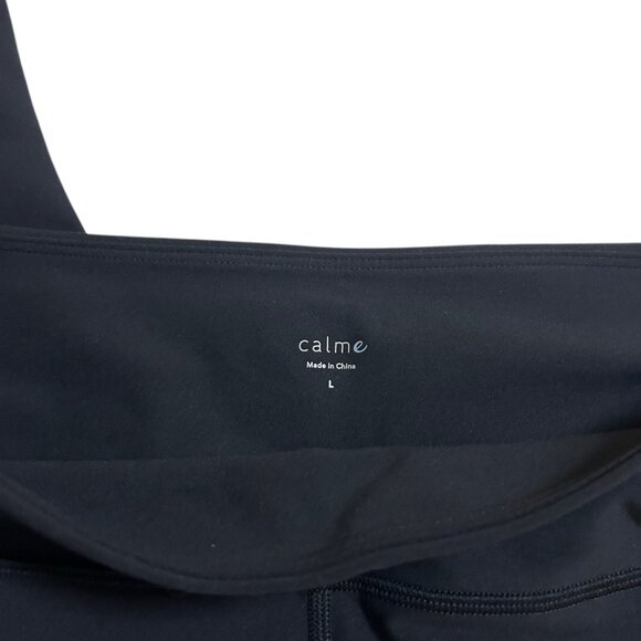 Johnny Was Calme Black Leggings  Endurance High Waist  7/8 SZ L NEW W/TAGS - Picture 7 of 9